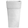 VASO RESINA PIRAMIDE BIANCO Cm.40x40xh70