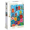 PUZZLE HQ 500 CUTE LITTLE OWLS 49x36