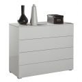 COMO BIANCO LACCATO 108x44xH 85 Cm.