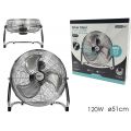 VENTILATORE CROMATO SILVER STEEL 120W