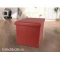 POUF RICHIUDIBILE ROSSO Cm.38x38