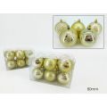 SET 12 PALLE 80 mm ORO 2 Ass.