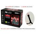 LUCI LED ESTERNO 96 L.ROSSE PROGRAMM