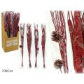 MAZZO C/FIORI SECCHI CM 100 ROSSO