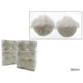 SET 6 PALLE 80 mm C/PELLICCIA BIANCO