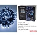 LUCI LED ESTERNO 300 L.BIANCO GHIACCIO