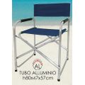 SEDIA REGISTA ALLUMINIO BLU