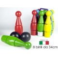 BOWLING SET 8 BIRILLI C/2 PALLE