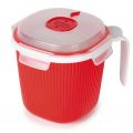 LATTIERA MUG ROSSA CON FASCIA         06